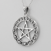 Sterling Silver Moon Phase Necklace | High Quality Witchcraft Jewelry From Our Pagan Supply Store
