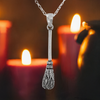 Buy Witches Besom Charm and Witch Necklaces at our Pagan Jewelry store