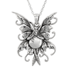 Sterling Silver Water Fairy Pendant by Amy Brown