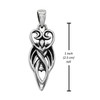 Moon-Goddess-Pendant-Necklace-Measurement-1-inch-tall-(25-mm)