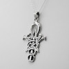 silver penkhaduce necklace large wizardry symbol magic pendant