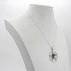 Large Sterling Silver Lovers Pentagram Necklace Witch Jewelry