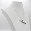925 Sterling Silver Wicca Broom Pendant Blessed Be Necklace