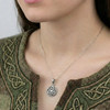 High End Silver Triskele Necklace Celtic Trinity Spiral Jewelry