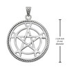 Moon Pentacle Pentagram Pendant Measurement 1.25 inch 31 mm diameter
