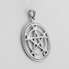 Crescent Moon Pentacle Pendant
