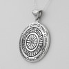 925 Silver Wheel of the Year Zodiac Pendant Pagan Necklace