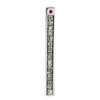 Sterling Silver Zodiac Pillar Pendant Astrology Sign Jewelry with Garnet Jewelry