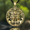 Green Man Pendant | Wiccan & Celtic Pagan Jewelry | Bronze Pagan Necklace | Jewelry for Men | Jewelry for Women