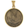 Bronze Ezili Dantor Voodoo Veve Pendant Necklace