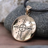 Papa Simbi Veve Pendant Necklace - Voodoo Talisman Jewelry Papa Simbi Veve Pendant Necklace - Voodoo Talisman Jewelry