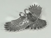 Sterling Silver American Eagle Flying Pendant Bird of Prey Jewelry