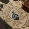 Bunny Hare Pentagram Necklace Featuring a Silver Rabbit Pentacle