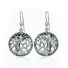 Tree of Life Pentacle Earrings