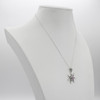 Fairy Star Pendant with Amethyst on a Sterling Silver Necklace Chain