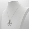 sterling silver faery star septagram necklace wiccan witchcraft pagan occult jewelry fairycore witchcore faery wicca