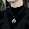 Fairy Star Necklace Pendant in 925 Sterling Silver Septagram Jewelry