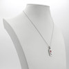 925 Sterling Silver Chinese Zodiac Tiger Symbol Necklace Small Jewelry