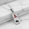Ram Pendant Jewelry Small Silver Chinese Zodiac Necklace