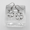 Spiritual Celtic Triskele Earrings | Druid Spiral Accessories | Celtic Pagan Jewelry & Gifts