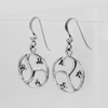 Spiritual Celtic Triskele Earrings | Artisan Handcrafted | Druid Spiral Accessories | Celtic Pagan Jewelry, Ritual Supplies and Gifts