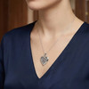 Womens Celtic heart necklace love amulet necklace jewelry