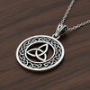 Celtic Triquetra Trinity Knot Necklace Made from 925 Sterling Silver