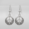 Peace Earrings - Modern Witch Activism Amulet