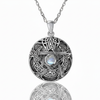 Authentic Celtic Pagan Jewelry Pentagram Necklace, ideal as a high-value Wiccan Gift or meaningful Yule Gift.