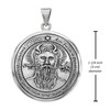 Sun First Pentacle Pendant Witchcraft Jewelry in Sterling Silver