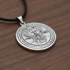 First Pentacle of the Sun Pendant Necklace in 925 Sterling Silver