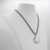 First Pentacle of Mars Medallion Pendant in Minimalist 925 Silver