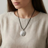 Travel Safe Pendant Showcasing a Compass Star Design in 925 Silver