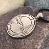 Third Pentacle of the Moon Pendant Necklace from the Key of Solomon