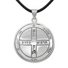 6th Pentacle of Jupiter Medallion Pendant with Central Cross Design