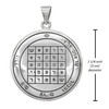 Second Pentacle of Saturn Talisman Necklace Crafted in Fine Sterling Silver