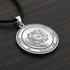 Fifth Pentacle of Venus Love Amulet Pendant in Polished Silver