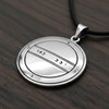 Mercury 2nd Pentacle Pendant Showcasing Hebrew Characters on Central Band