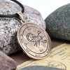 King Solomon Seal Necklace - Bronze 5th Pentacle of Mercury Pendant - Victory Talisman