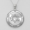 2nd Pentacle of Jupiter Medallion Pendant with Central Hexagram Symbol