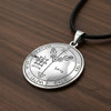 Fourth Pentacle of Jupiter Talisman Necklace Crafted in Fine Sterling Silver