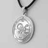 5th Pentacle of Mars Medallion with a Detailed Scorpion on Black Cord