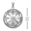 Key of Solomon Talisman Pendant Sixth Pentacle of Mars Silver Jewelry
