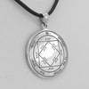 Third Pentacle of the Sun Pendant Necklace Made from 925 Sterling Silver