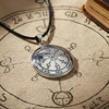 Fourth Pentacle of the Sun Pendant in 925 Sterling Silver Awareness Talisman