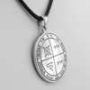 3rd Pentacle of Jupiter Medallion Pendant Divided into Four Quadrants with Sigils