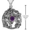 .925 Sterling Silver Norse Pagan Odin Sleipnir Pendant Necklace