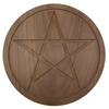 Solid Wood Walnut Wiccan Pentacle Paten Unfinished Witchcraft  Supplies Wiccan Tools