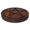 Solid Wood Walnut Wiccan Pentacle Paten Altar Tile Unfinished Witchcraft  Supplies Wiccan Tools