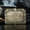 So Mote It Be Witchcraft & Spell Plaque | Witch Wall Decor | Samhain Decoration | Modern Witch Shop